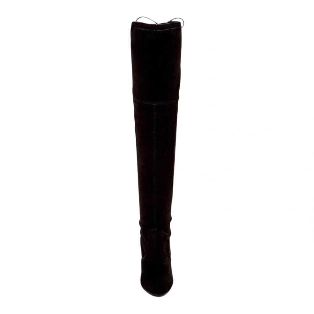 Zigi Soho Black Over-the-Knee Boots with a Chunky Heel size 6 NWOB